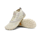 Pantofi barefoot beige BareStep Smart Beige cu talpă aderentă pentru suprafețe variate