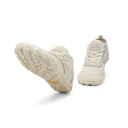 Pantofi barefoot beige BareStep Smart Beige, pereche cu talpă aderentă evidențiată