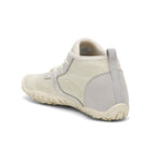 Pantof barefoot beige BareStep Smart Beige, vedere din spate și detaliu călcâi