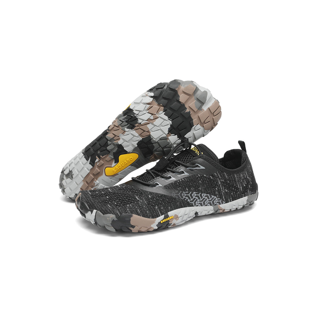 BareStep Grace Black, pantofi barefoot negri cu talpă flexibilă din cauciuc