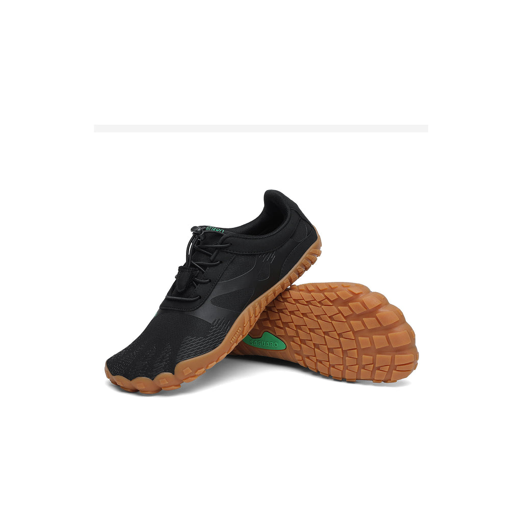 Pantofi barefoot BareStep Vitality Khaki, pereche cu talpă aderentă evidențiată