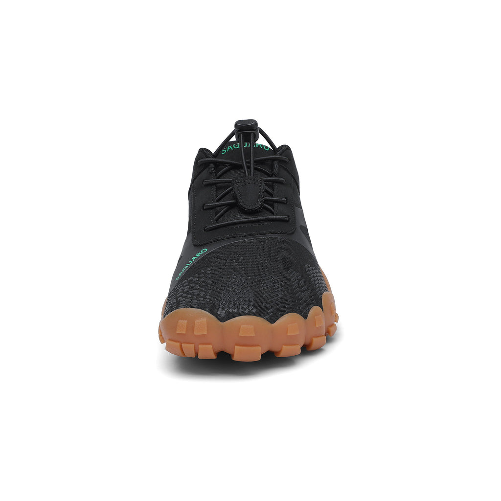 Pantof barefoot BareStep Vitality Khaki, vedere frontală cu toe box larg