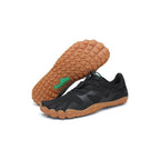 Pantofi barefoot BareStep Vitality Khaki, vedere cu talpă aderentă și spațiu larg pentru degete