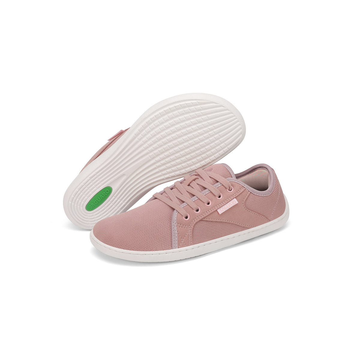 Pantofi barefoot roz BareStep Bloom Pink cu talpă flexibilă din cauciuc