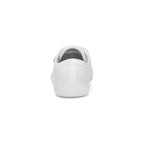 Pantof barefoot alb BareStep Bloom White, vedere din spate și detaliu călcâi