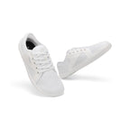 BareStep Bloom White, pantofi barefoot albi cu design minimalist și talpă flexibilă