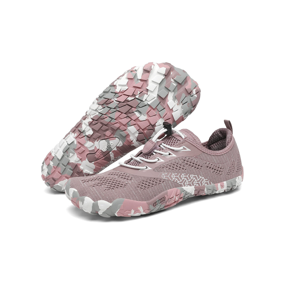 Pantofi barefoot roz BareStep Grace Rosy cu talpă flexibilă și aderentă