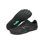Pantofi barefoot negri BareStep Vitality Black, pereche cu talpă aderentă evidențiată